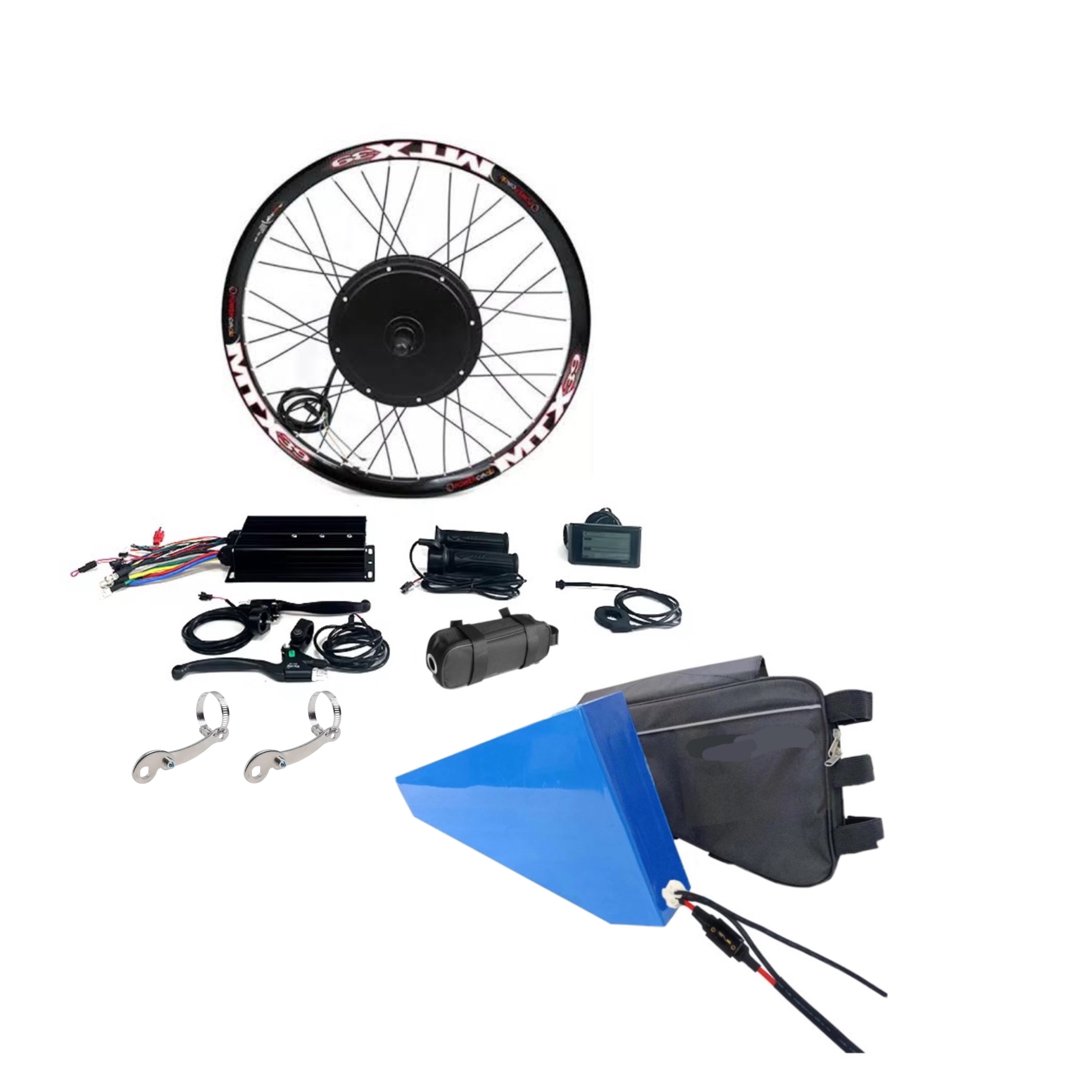 Electric Car 5000w Electric Motor Kit 16 Inch 1500W-5000W Hub