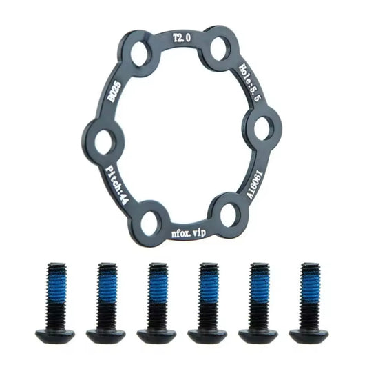 Disc brake rotor spacer