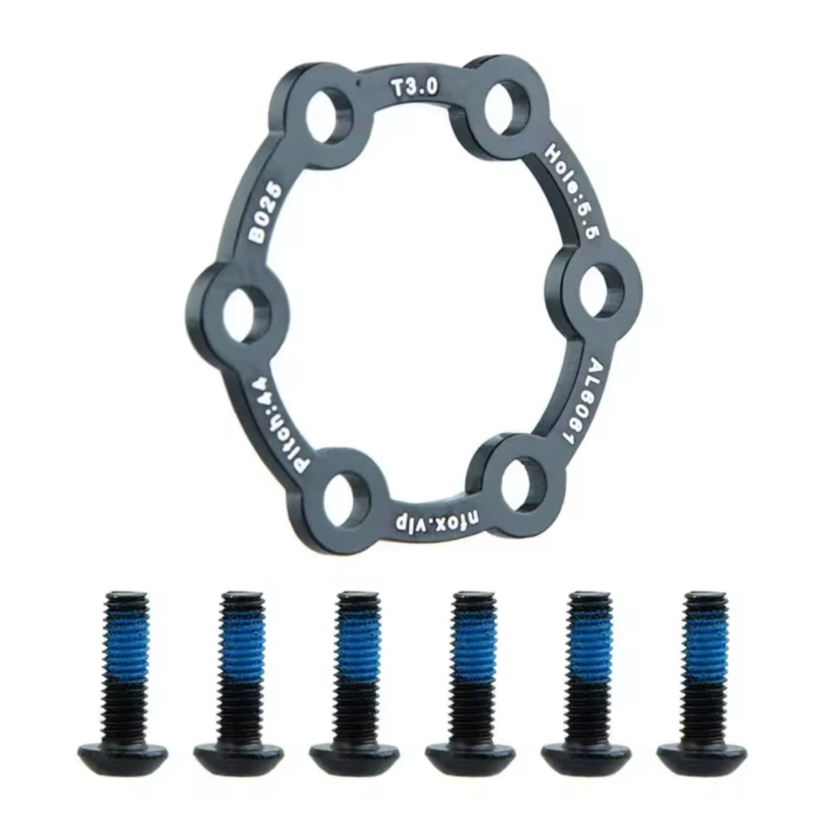 Disc brake rotor spacer