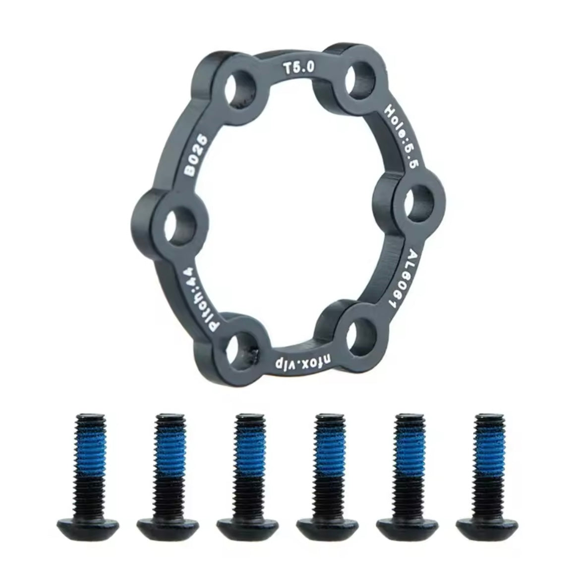 Disc brake rotor spacer